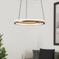 Eglo - LED dimbare hanglamp aan kabel 2xLED/20W/230V 2700-6500K Ø 48 cm bronskleurig + afstandsbediening