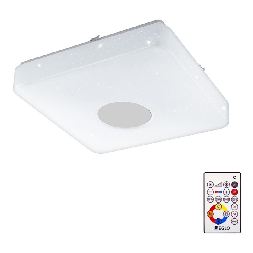 Eglo - LED dimbare plafondlamp LED/20W/230V + afstandsbediening