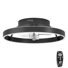 Eglo - LED dimbare plafondventilator LED/35,6W/230V zwart + afstandsbediening