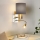 Eglo - LED Flexibele lamp 1xE27/40W+LED/3,8W grijs