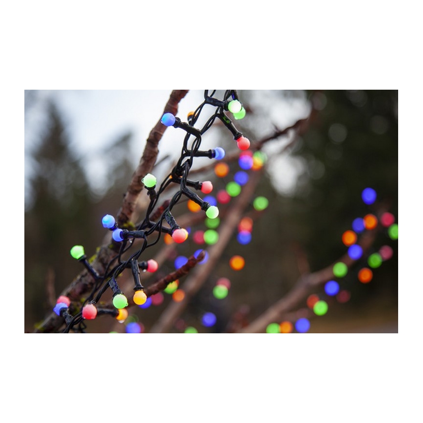 Eglo - Guirlande LED d'extérieur 300 LED / 8 fonctions, 11 m, IP44, multicolore