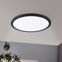 Eglo - LED Hang plafondverlichting LED/22W/230V 3000K zwart