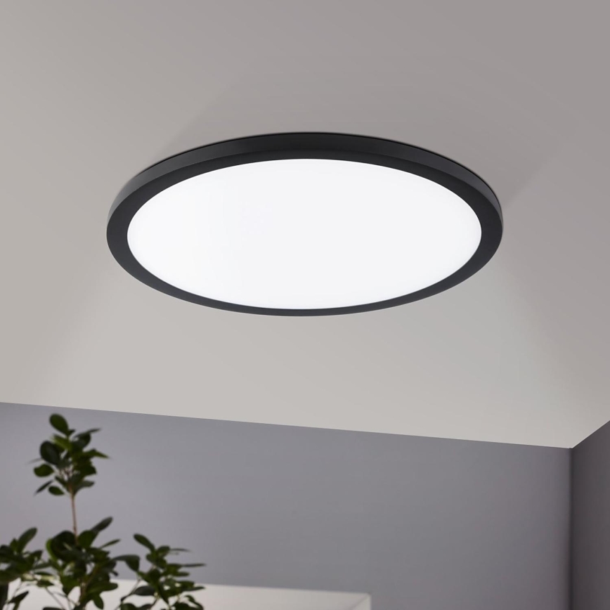 Eglo - LED Hang plafondverlichting LED/22W/230V 3000K zwart