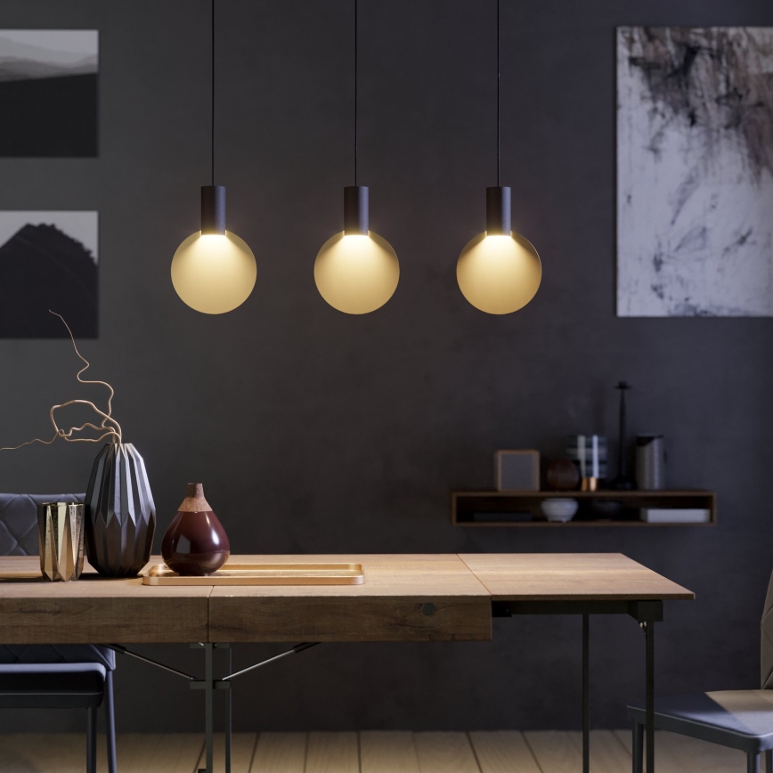 Eglo - LED Hanglamp aan een koord 3xGU10/4,5W/230V 3000K