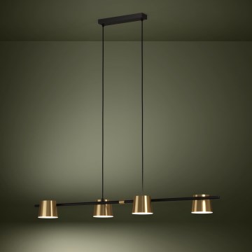 Eglo - LED Hanglamp aan een koord 4xGU10/4,6W/230V 3000K goud