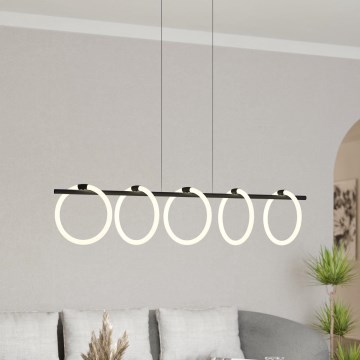 Eglo - LED Hanglamp aan een koord 5xLED/7W/230V