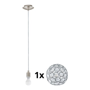 Eglo - LED Hanglamp aan een koord MY CHOICE 1xE14/4W/230V  mat chroom