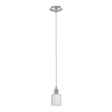 Eglo - LED Hanglamp aan een koord MY CHOICE 1xE14/4W/230V mat chroom/wit