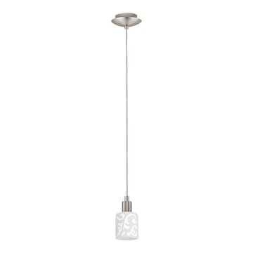 Eglo - LED Hanglamp aan een koord MY CHOICE 1xE14/4W/230V  mat chroom/wit