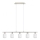 Eglo - LED Hanglamp aan een koord MY CHOICE 5xE14/4W/230V mat chroom/wit