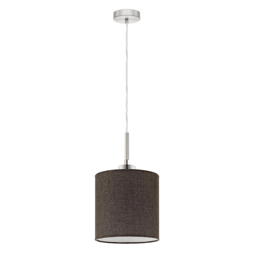 Eglo - LED Hanglamp aan een koord TUNJA 1xE27/60W/230V bruin
