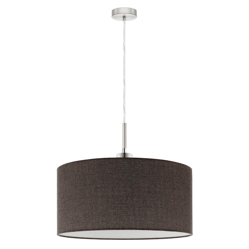 Eglo - LED Hanglamp aan een koord TUNJA 1xE27/60W/230V bruin