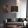 Eglo - LED Hanglamp aan een koord TUNJA 1xE27/60W/230V bruin