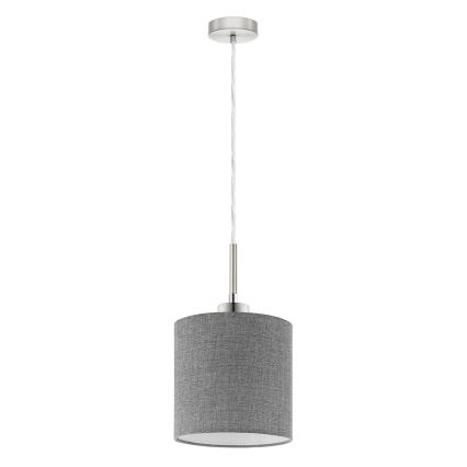 Eglo - LED Hanglamp aan een koord TUNJA 1xE27/60W/230V grijs