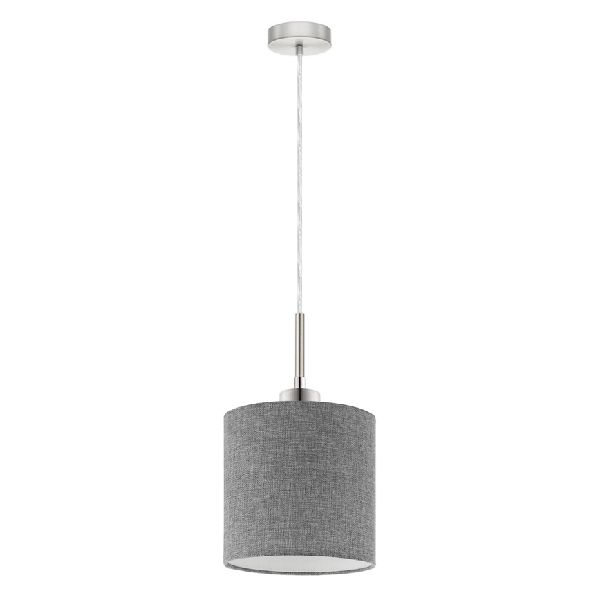 Eglo - LED Hanglamp aan een koord TUNJA 1xE27/60W/230V grijs