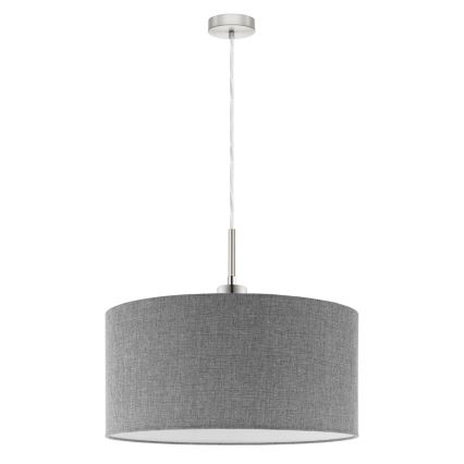 Eglo - LED Hanglamp aan een koord TUNJA 1xE27/60W/230V grijs
