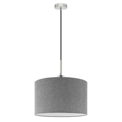Eglo - LED Hanglamp aan een koord TUNJA 1xE27/60W/230V grijs