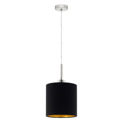 Eglo - LED Hanglamp aan een koord TUNJA 1xE27/60W/230V zwart