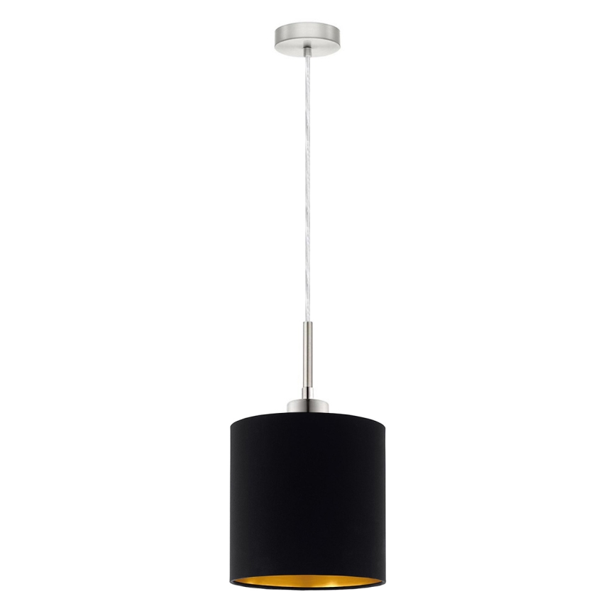 Eglo - LED Hanglamp aan een koord TUNJA 1xE27/60W/230V zwart