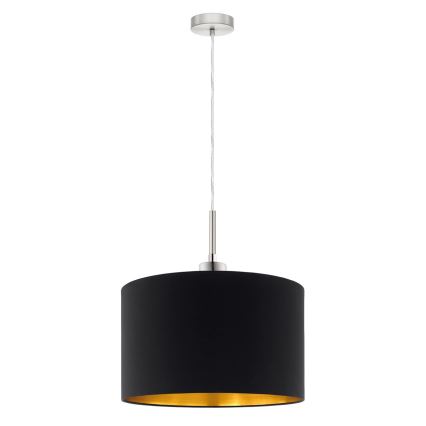Eglo - LED Hanglamp aan een koord TUNJA 1xE27/60W/230V zwart