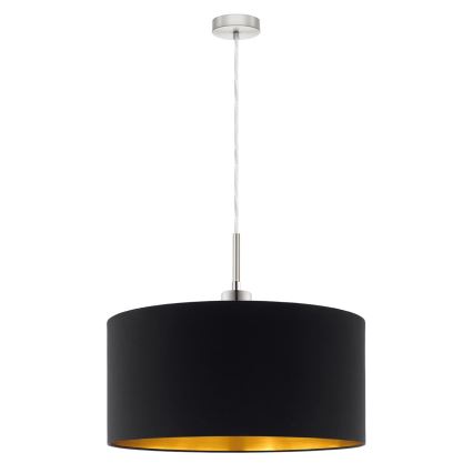 Eglo - LED Hanglamp aan een koord TUNJA 1xE27/60W/230V zwart
