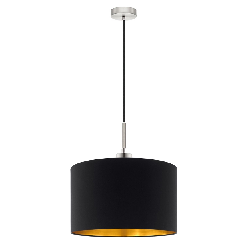 Eglo - LED Hanglamp aan een koord TUNJA 1xE27/60W/230V zwart