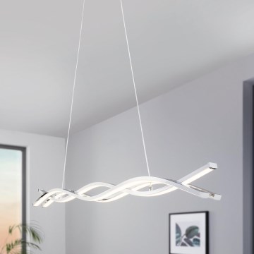 Eglo - LED-hanglamp aan kabel LED/35W/230V 3000K glanzend chroom