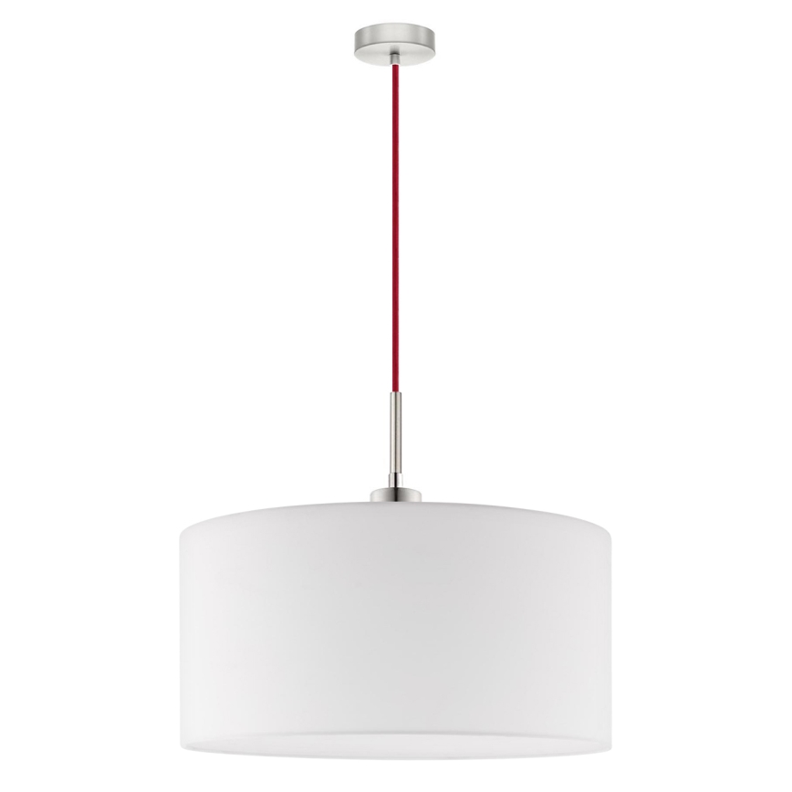 Eglo - LED-hanglamp aan kabel TUNJA 1xE27/60W/230V wit