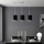 Eglo - LED Hanglamp aan kabel TUNJA 3xE27/60W/230V zwart