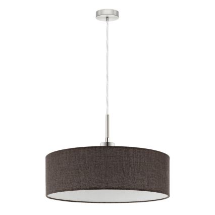 Eglo - LED-hanglamp met kabel TUNJA 1xE27/60W/230V bruin