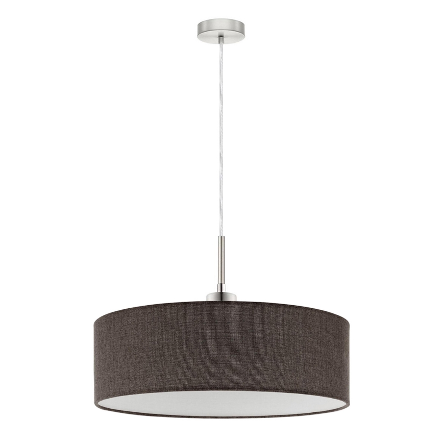Eglo - LED-hanglamp met kabel TUNJA 1xE27/60W/230V bruin