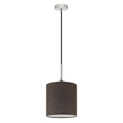 Eglo - LED Hanglamp aan kabel TUNJA 1xE27/60W/230V bruin