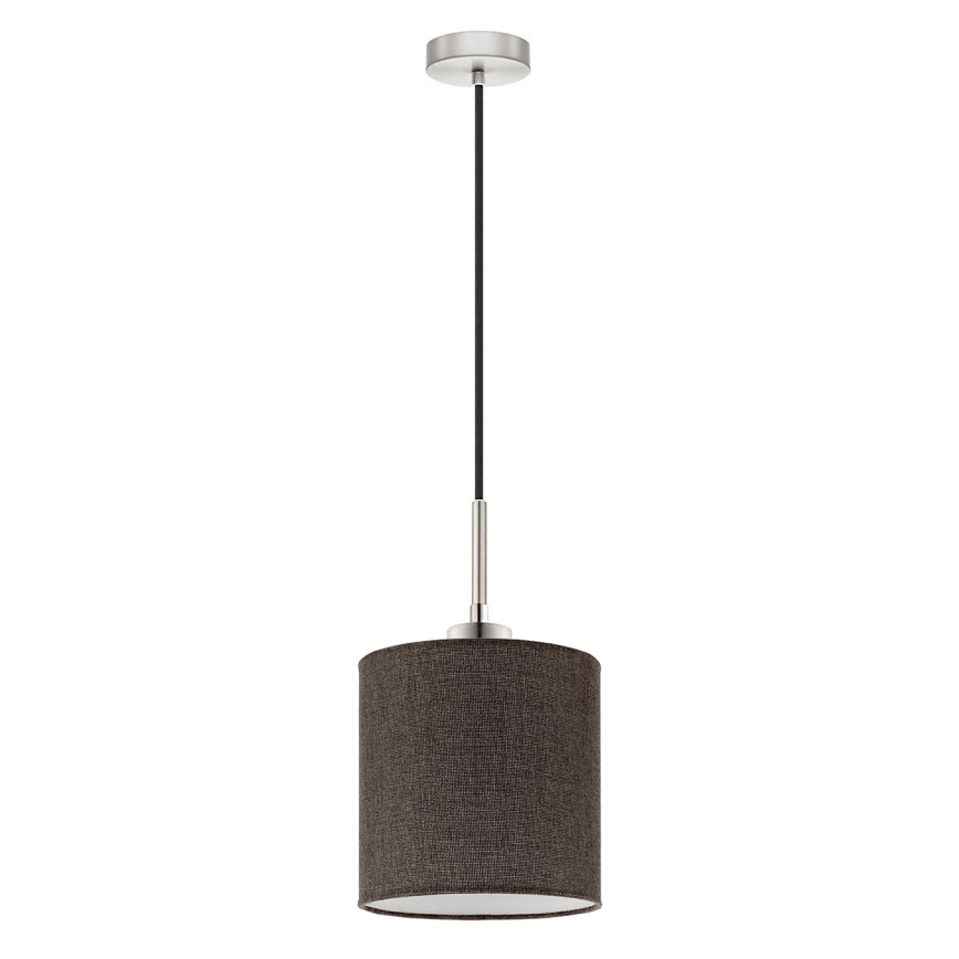 Eglo - LED Hanglamp aan kabel TUNJA 1xE27/60W/230V bruin
