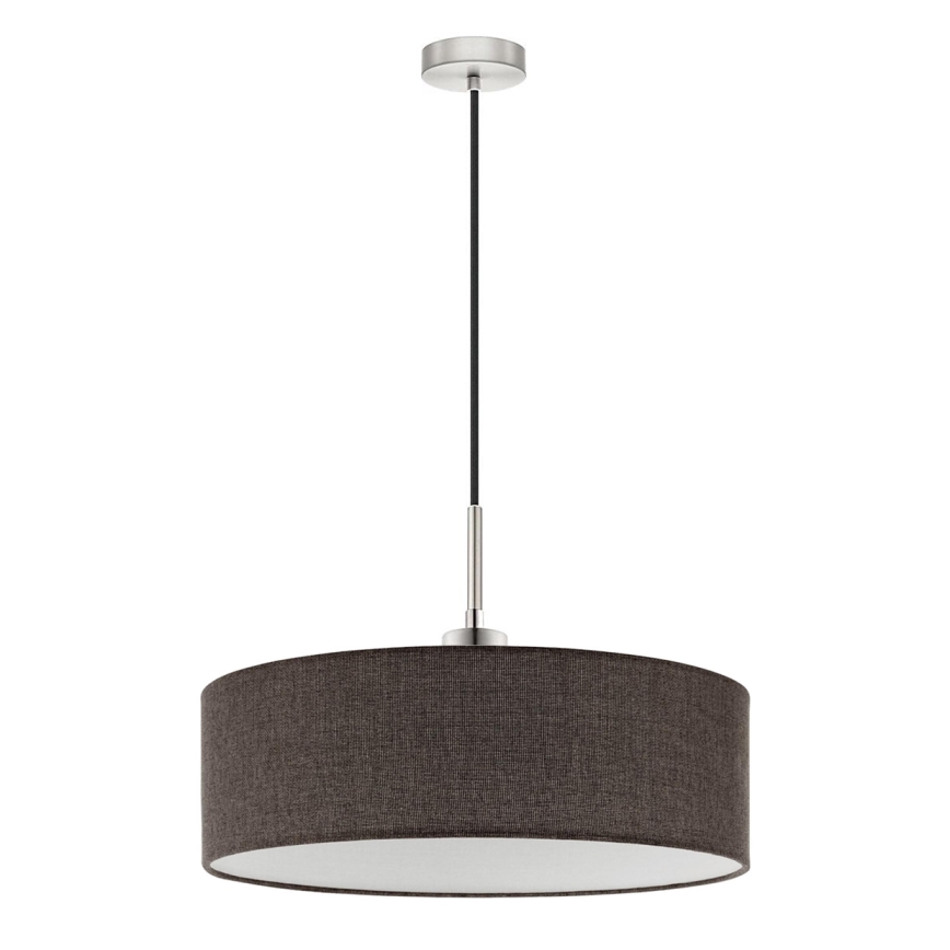 Eglo - LED hanglamp TUNJA met kabel 1xE27/60W/230V bruin