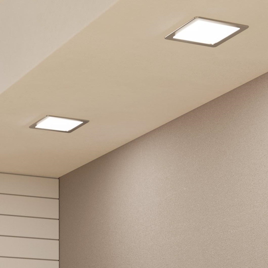 Eglo - LED inbouwarmatuur LED/10,5W/230V 16,6x16,6 cm