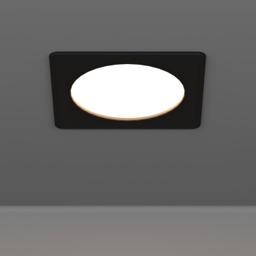 Eglo - LED inbouwspot LED/6,3W/230V 2700/4000/6500K 11,9x11,9 cm zwart