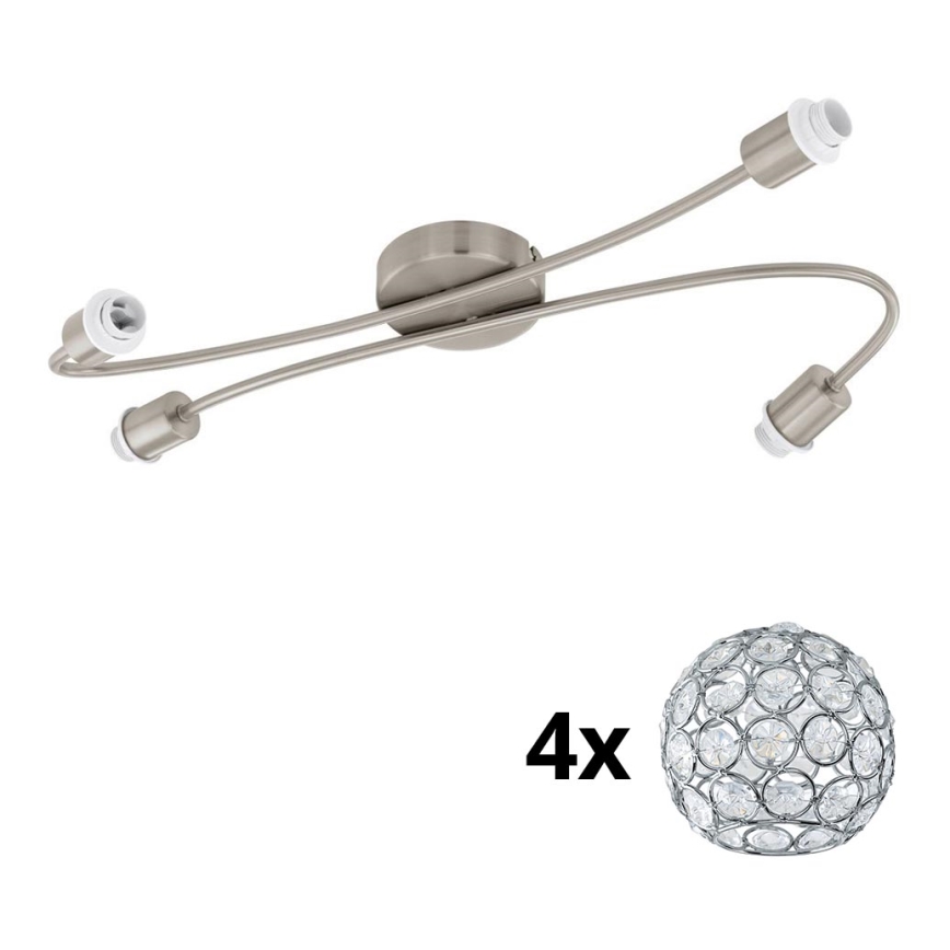 Eglo - LED Inbouwspot MY CHOICE 4xE14/4W/230V mat chroom