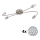 Eglo - LED Inbouwspot MY CHOICE 4xE14/4W/230V mat chroom
