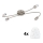 Eglo - LED Inbouwspot MY CHOICE 4xE14/4W/230V mat chroom/wit