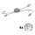 Eglo - LED Inbouwspot MY CHOICE 4xE14/4W/230V mat chroom/wit/zwart