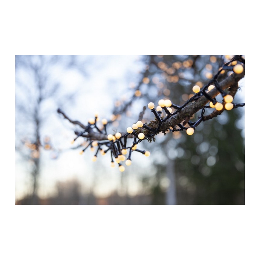 Eglo - LED Kerst Lichtketting voor Buiten 300xLED/8 functies 11m IP44 warm wit