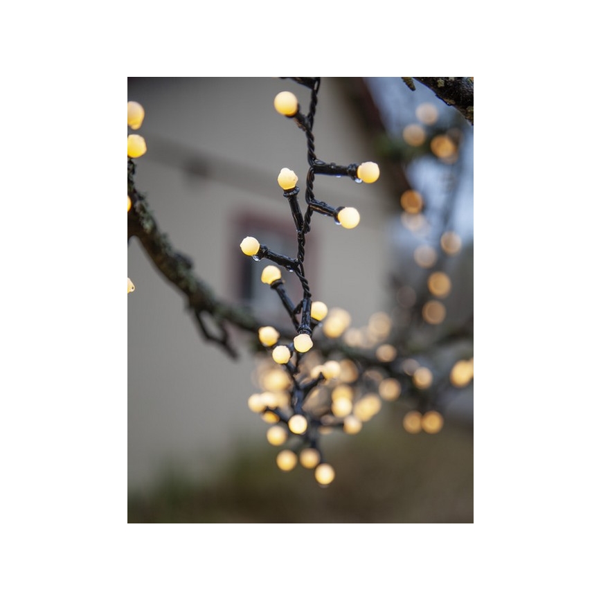 Eglo - LED Kerst Lichtketting voor Buiten 300xLED/8 functies 11m IP44 warm wit