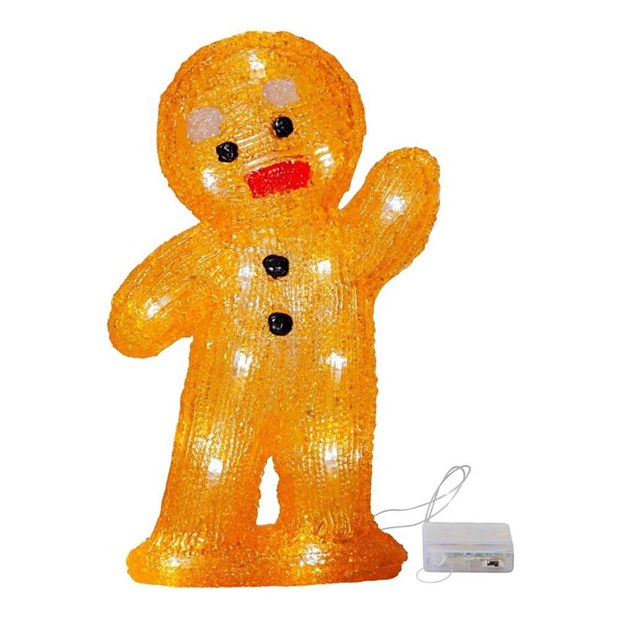 Eglo - LED Kerstdecoratie 20xLED/0,06W/3xAA peperkoek