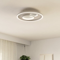 Eglo - LED Plafondlamp 1xLED/14W/230V + 1xLED/8,5W diameter 38 cm wit
