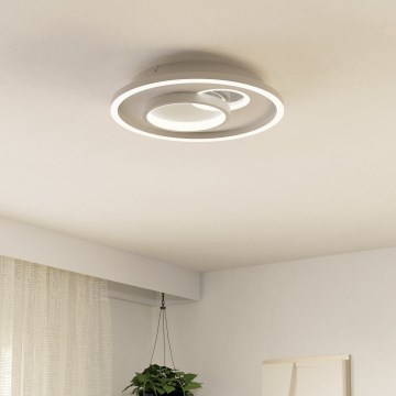 Eglo - LED Plafondlamp 1xLED/14W/230V + 1xLED/8,5W diameter 38 cm wit