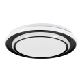 Eglo - LED-plafondlamp 24W/230V 2700/4000/6500K Ø 40 cm zwart