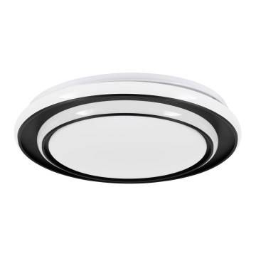 Eglo - LED-plafondlamp 24W/230V 2700/4000/6500K Ø 40 cm zwart