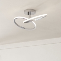 Eglo - LED-plafondlamp LED/12W/230V 2700/4000/6500K glanzend chroom