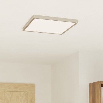 Eglo - LED plafondlamp LED/17,5W/230V 2700/4000/6500K 39x39 cm mat chroom