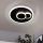 Eglo - LED plafondlamp LED/7,8W/230V d. 20 cm zwart